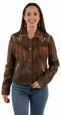 Scully Lambskin Fringe - Women's Leather Jacket
