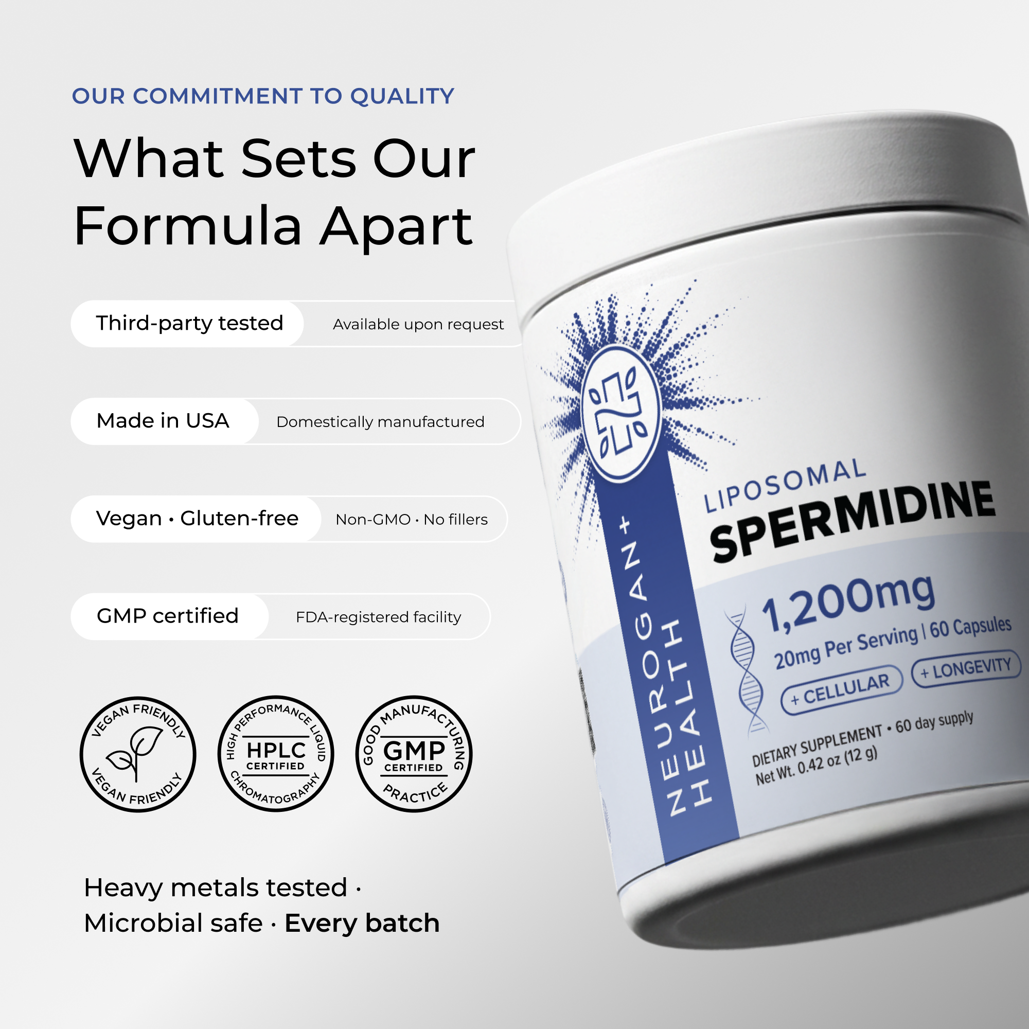 Liposomal Spermidine Capsules