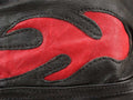 Leather Head Scarf With Flames - Stylish & Durable