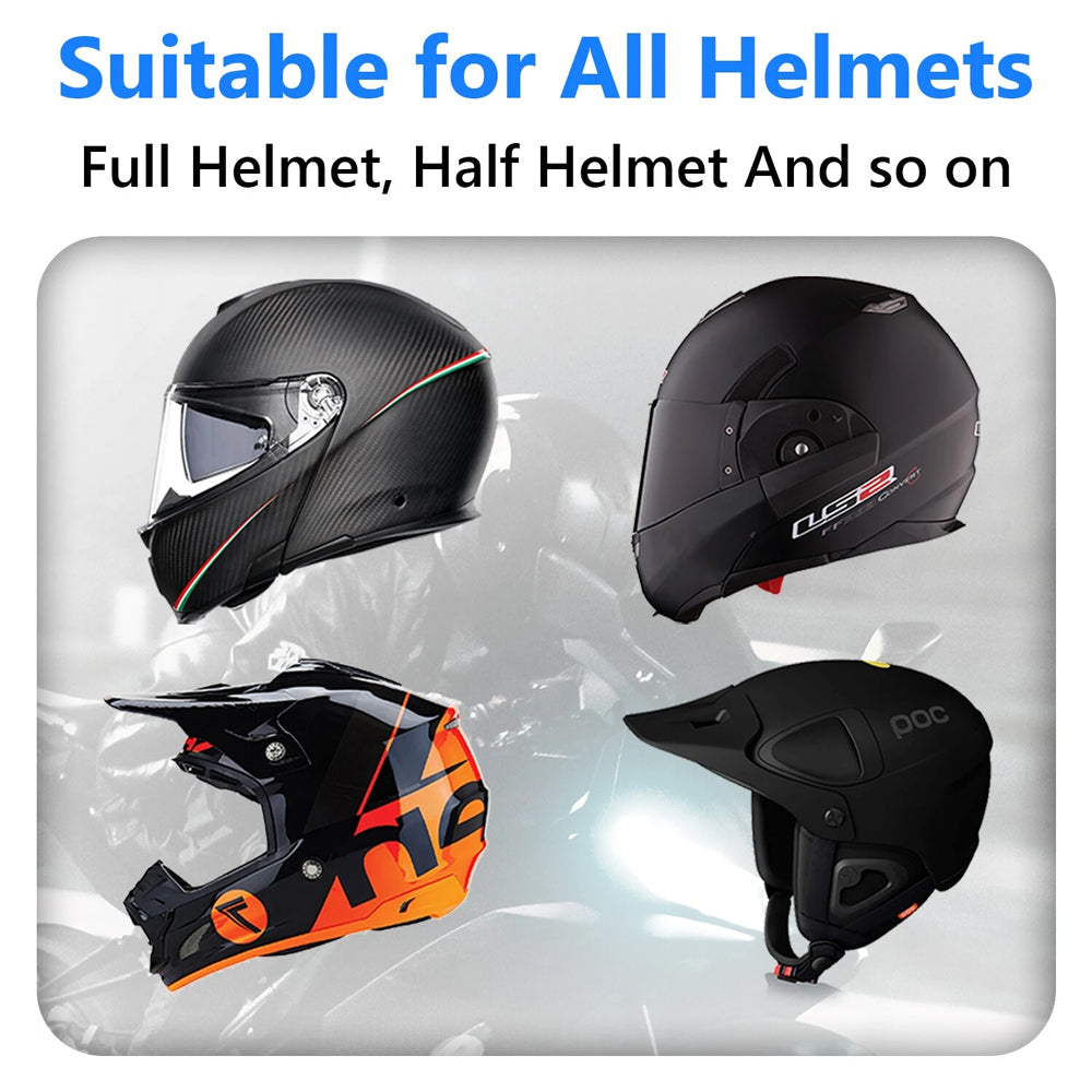 RUYAGE Motorcycle Helmet Bluetooth Headset with Zello PTT