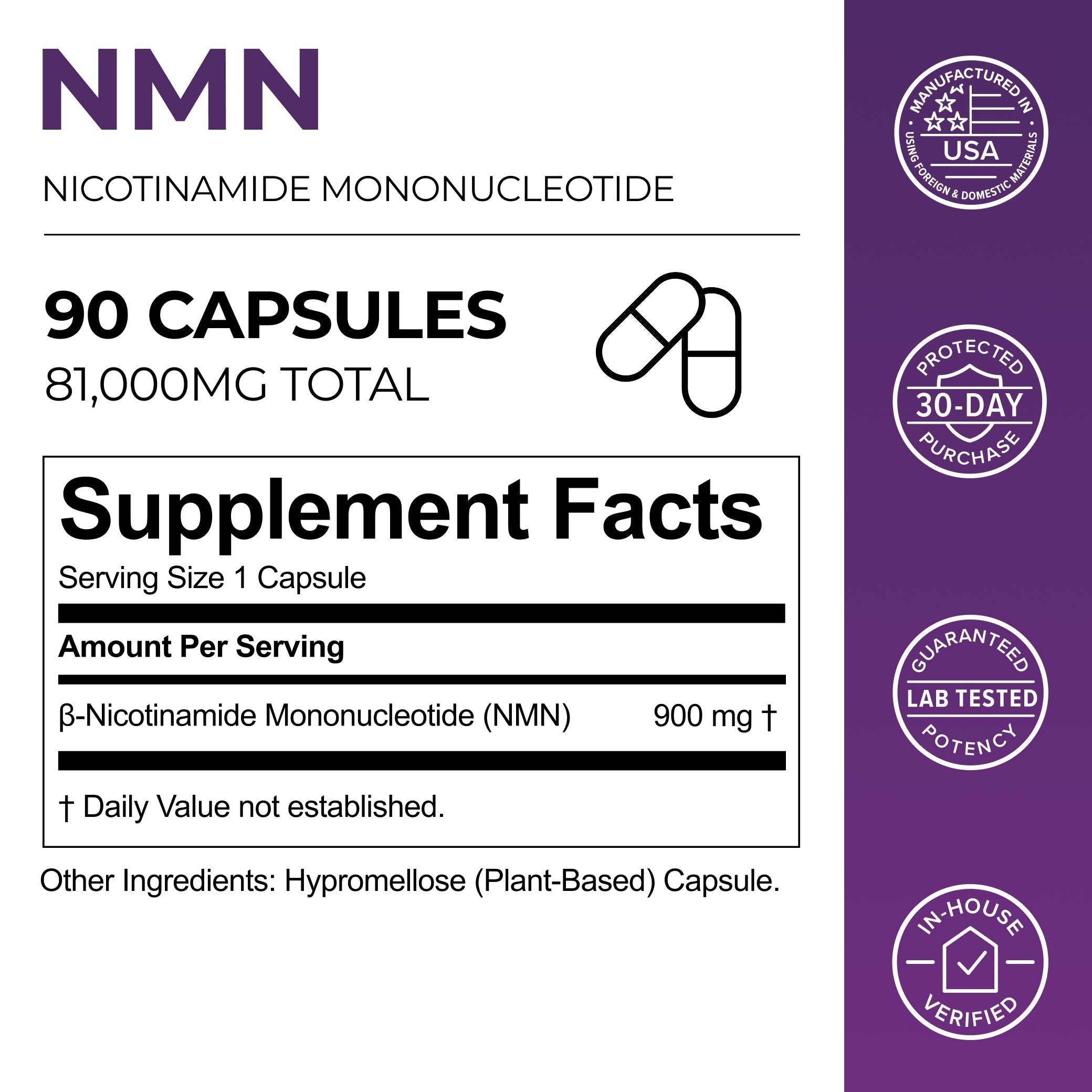 NMN Capsules 900mg