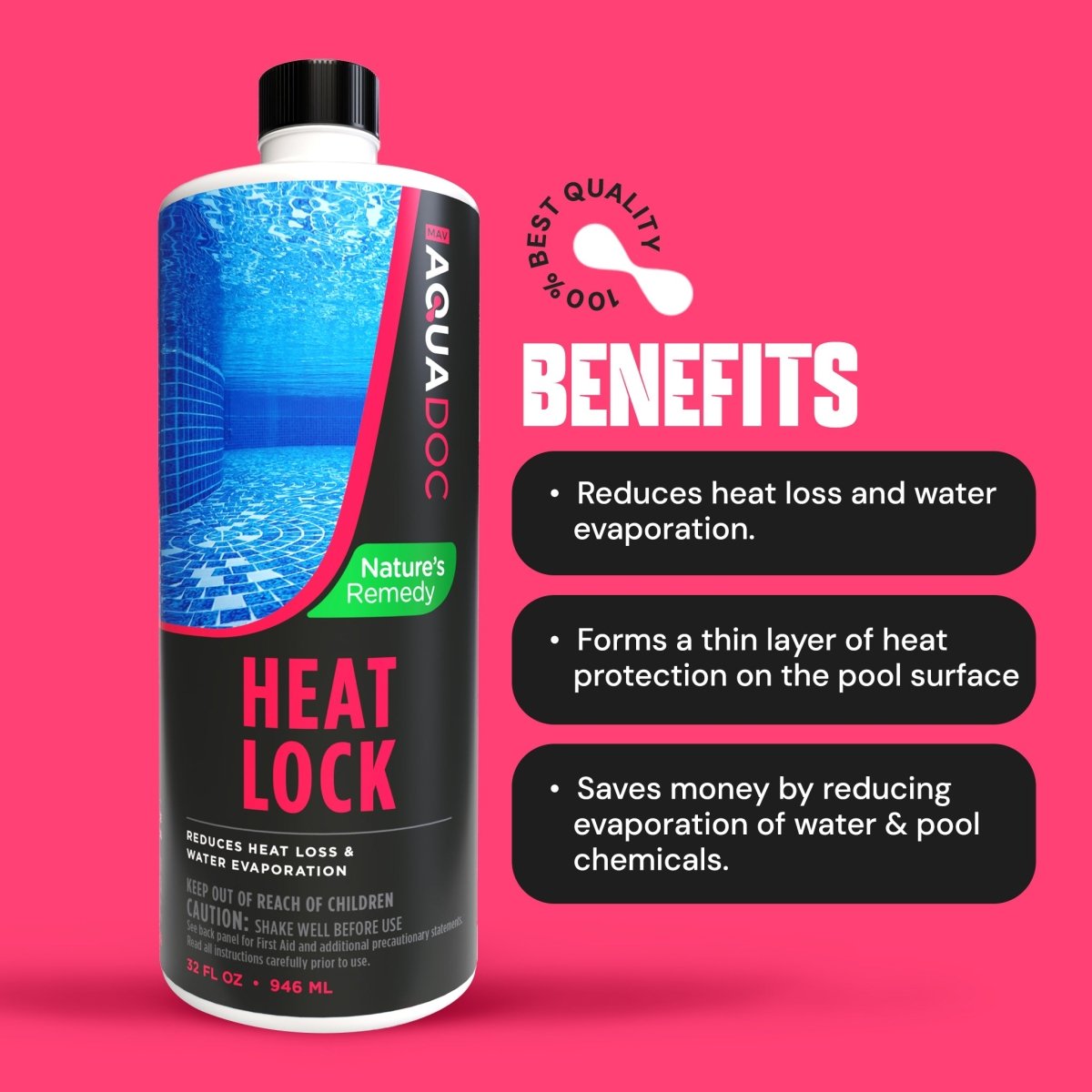 Natural Pool Heat Lock