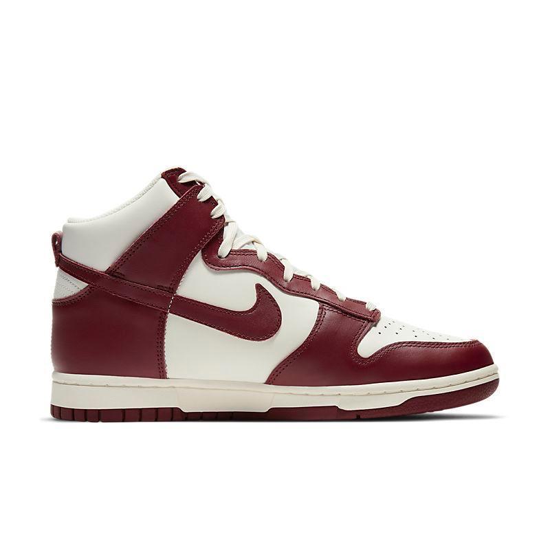 Nike Dunk High 'Sail Team Red'