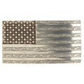 Nocona Scrolled Flag - Men's Belt Buckle