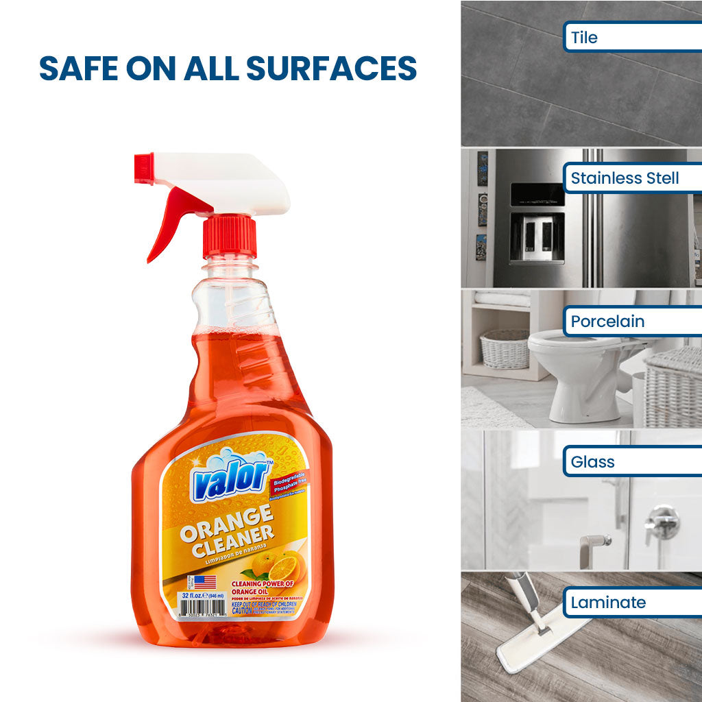 Orange Multi Purpose Cleaner Trigger Sprayer
