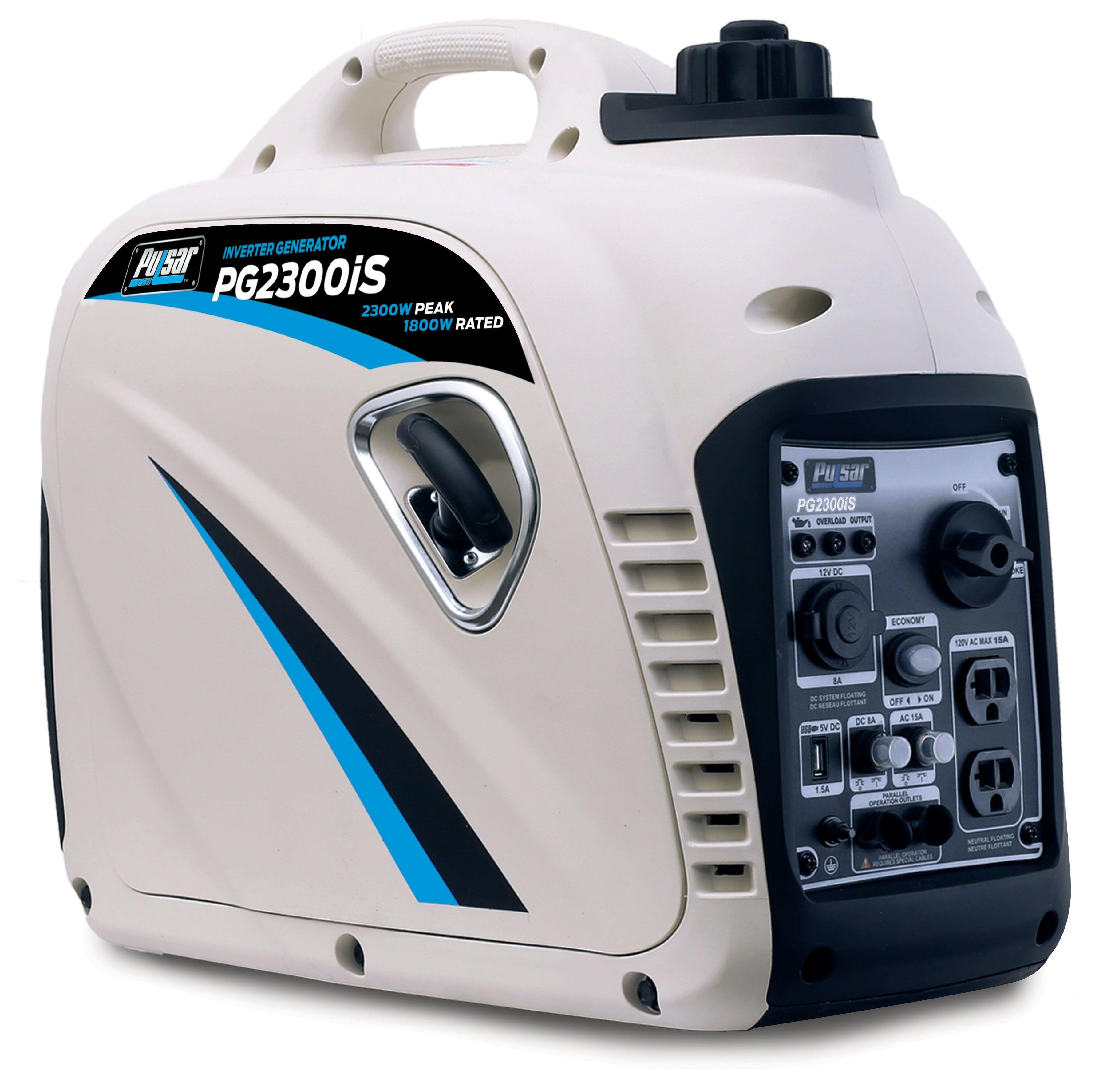 Pulsar 2300W Quiet Inverter Generator – Camping & RV Power, Parallel Ready