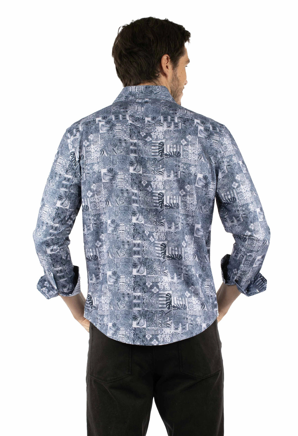Scully Polynesian Points - Men's Dress Shirt