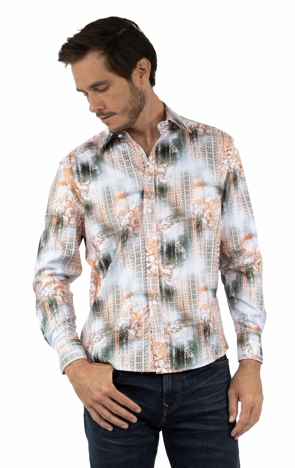 Scully Floral Dreams - Men's Dress Shirt