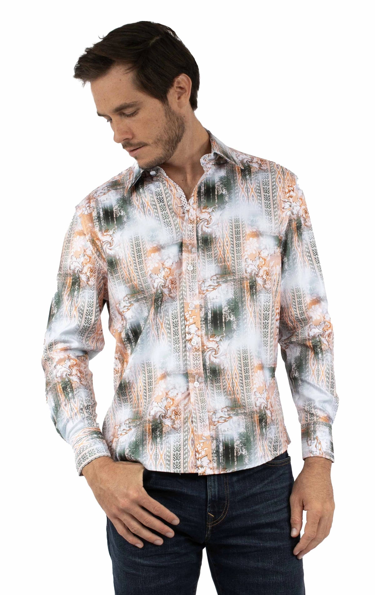Scully Floral Dreams - Men's Dress Shirt