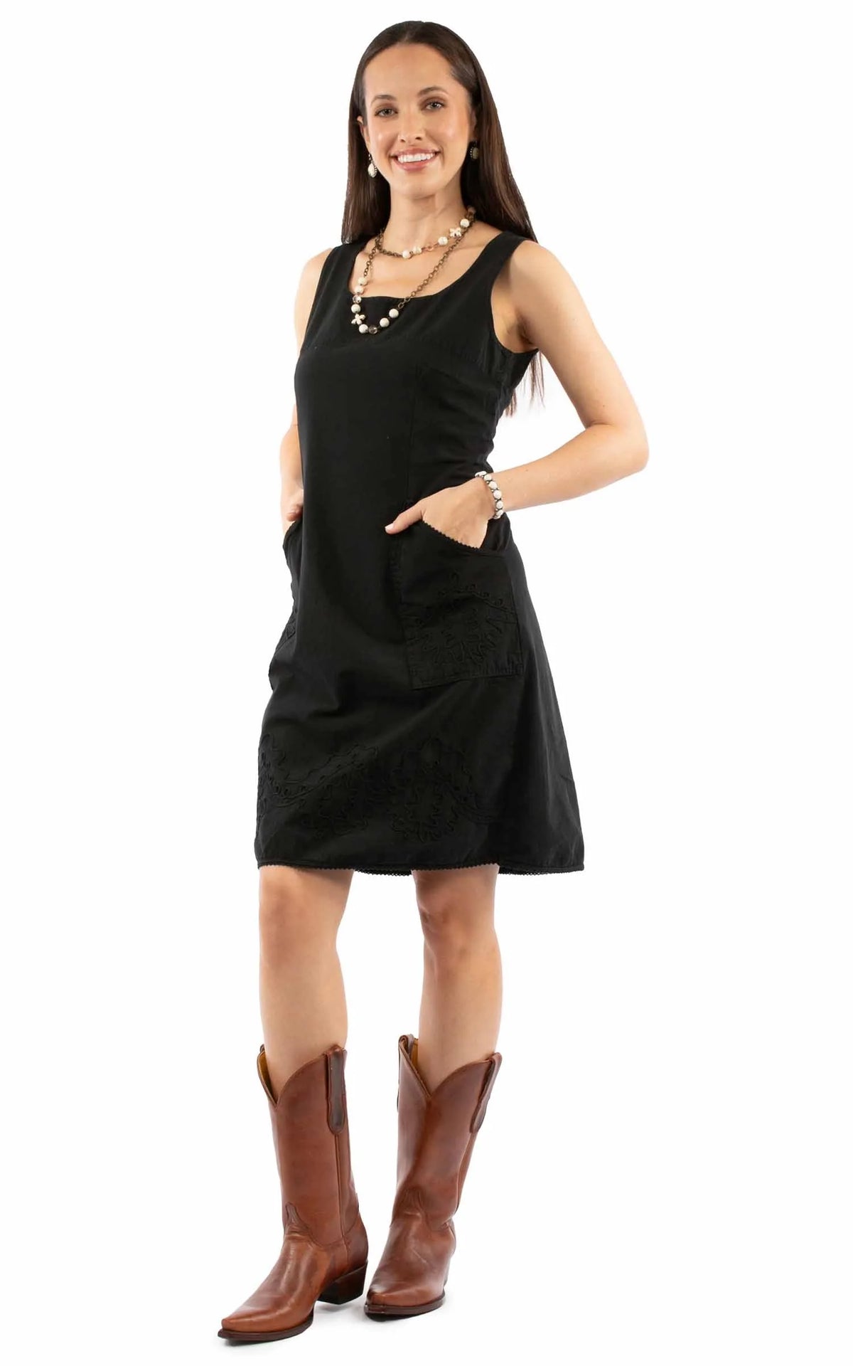 Scully Soutache Scoop - Women's Sleeveless Dress