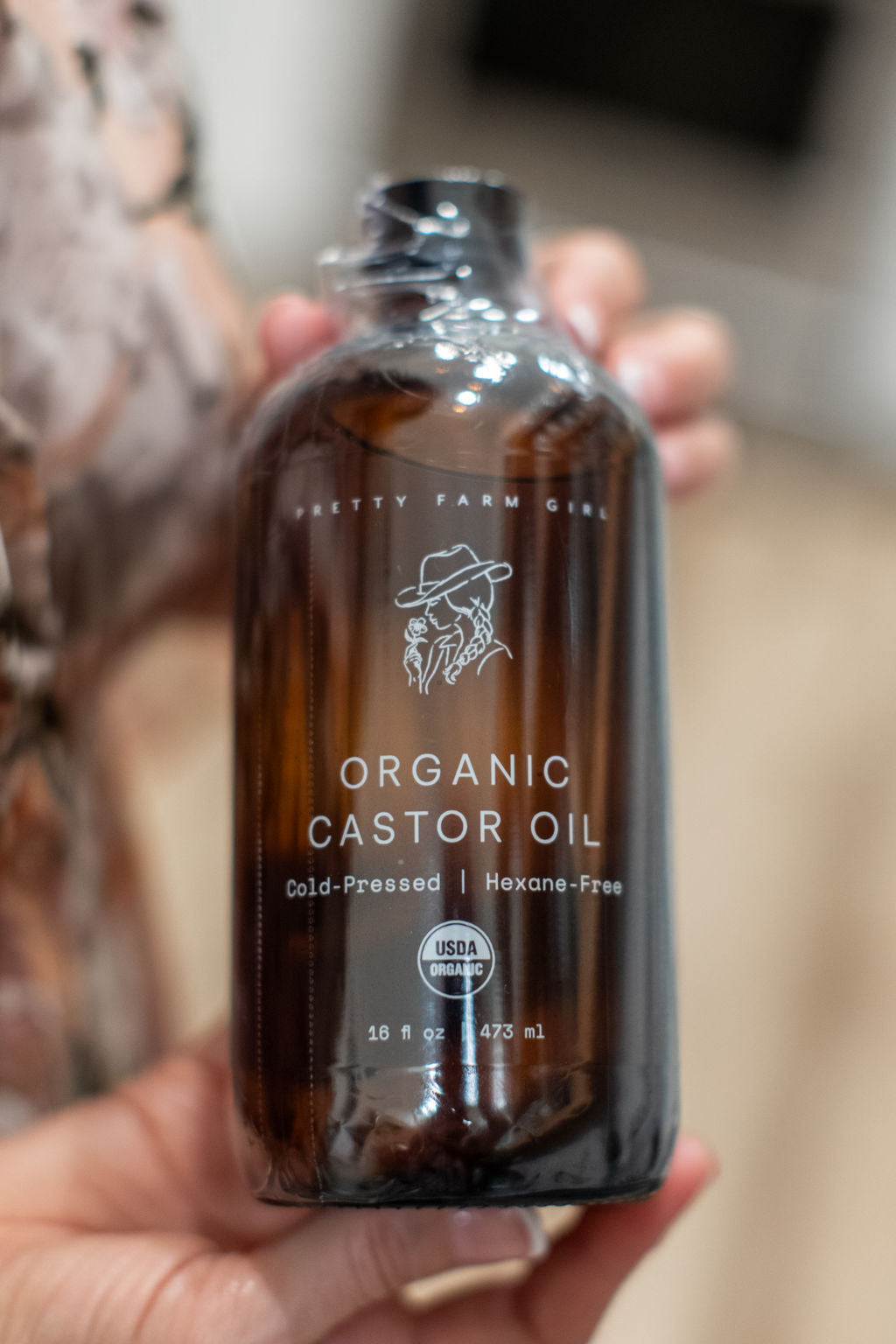 Organic Pure Castor Oil + Cloth Pack Bundle