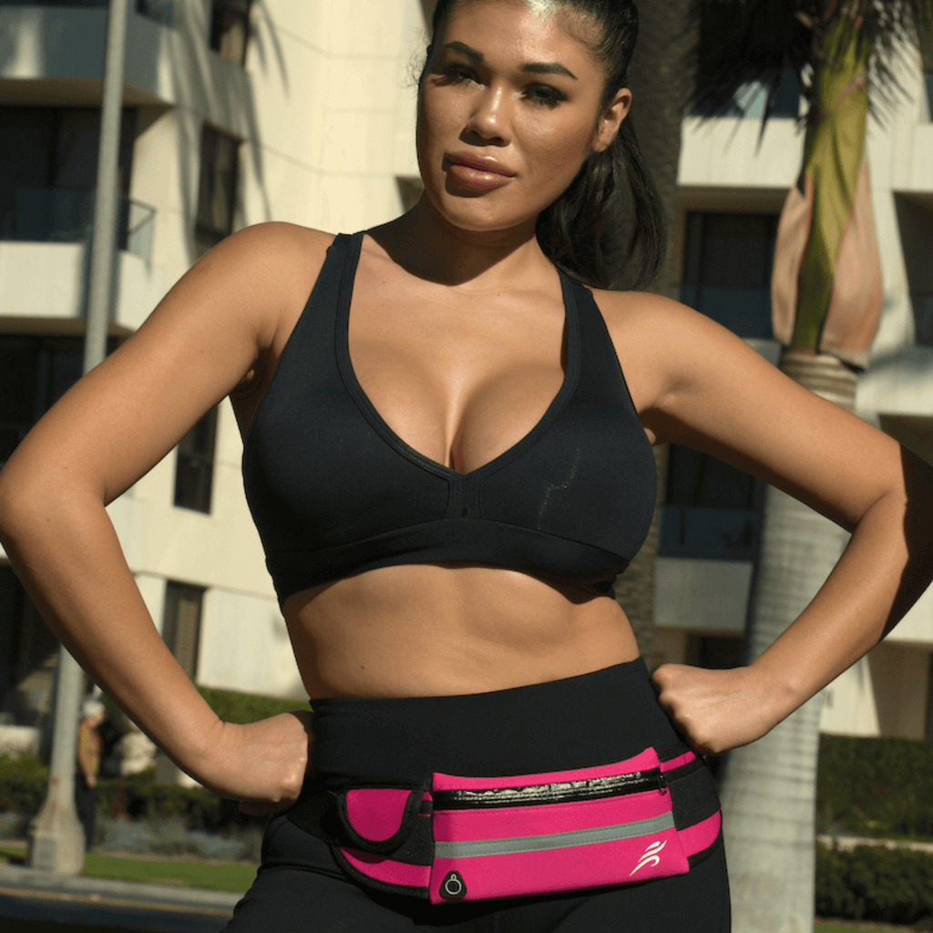 JupiterGear Sports Running Belt and Travel Fanny Pack for Jogging, Cycling and Outdoors with Water Resistant Pockets