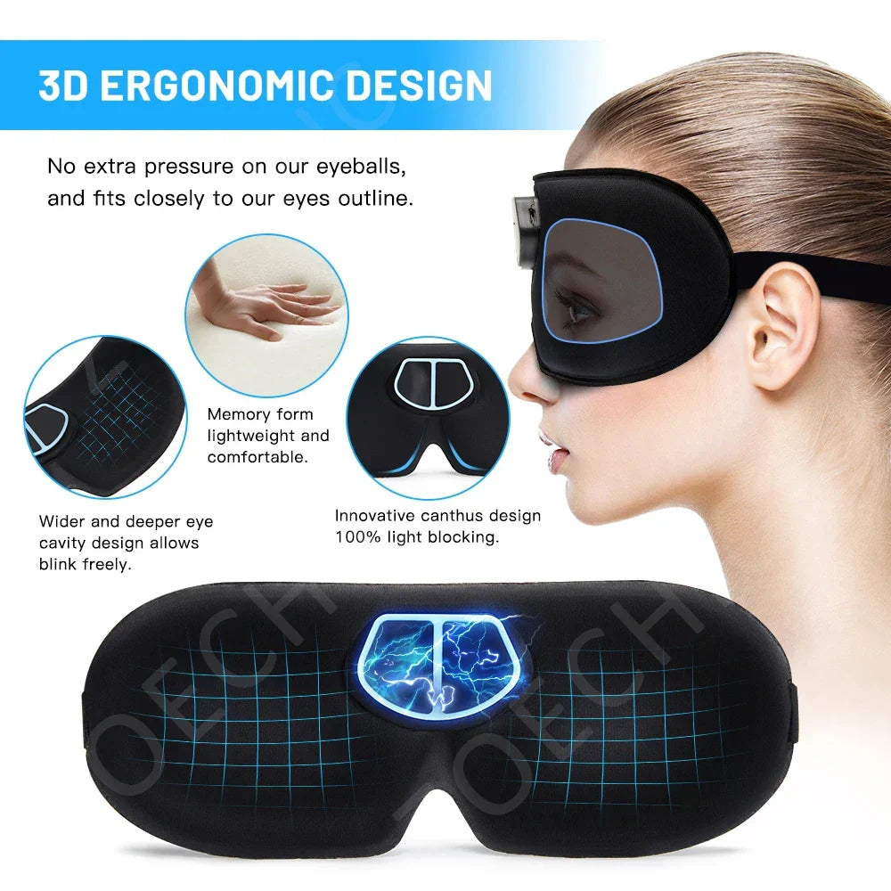 Smart EMS Head Massager Sleep Mask Migraine Relief