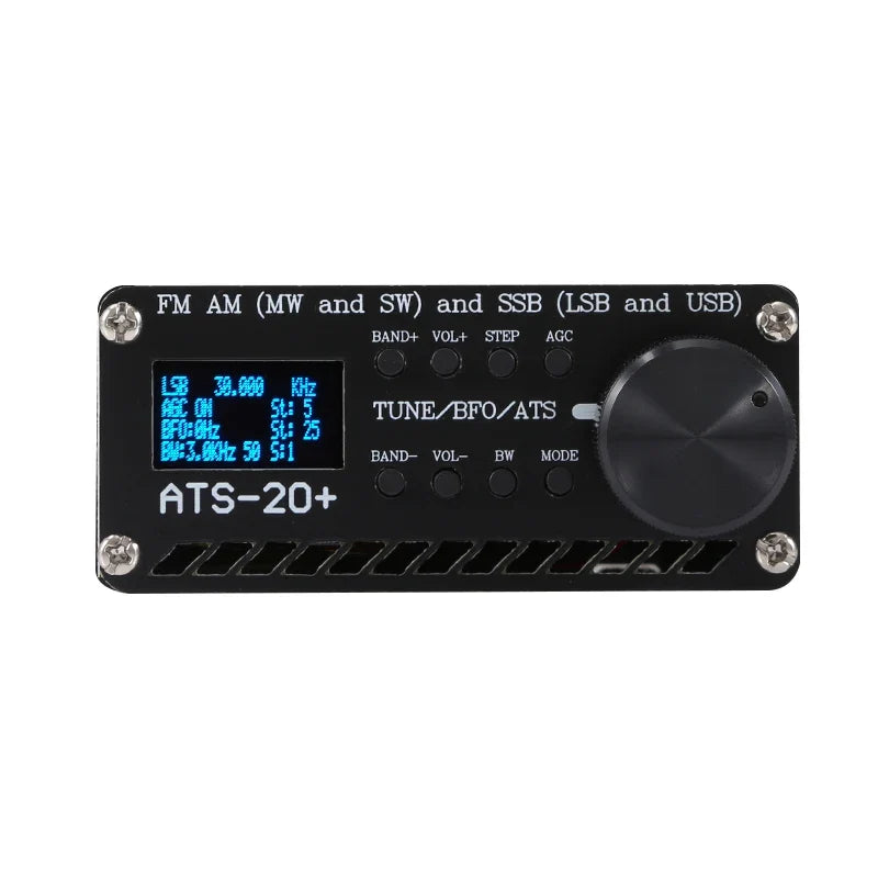 NNEOBA Radio Receiver OLED Display Black