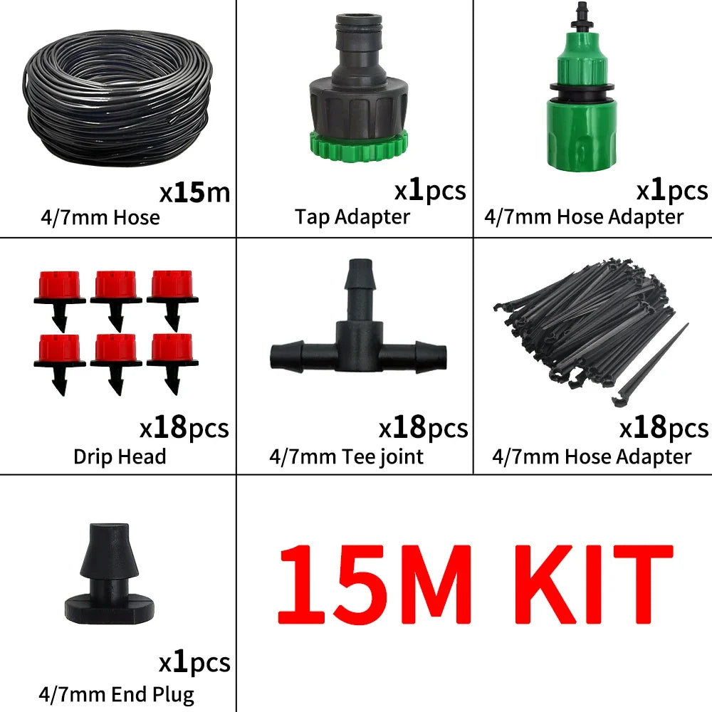 Micro Drip Irrigation System Portable Automatic Watering Kit