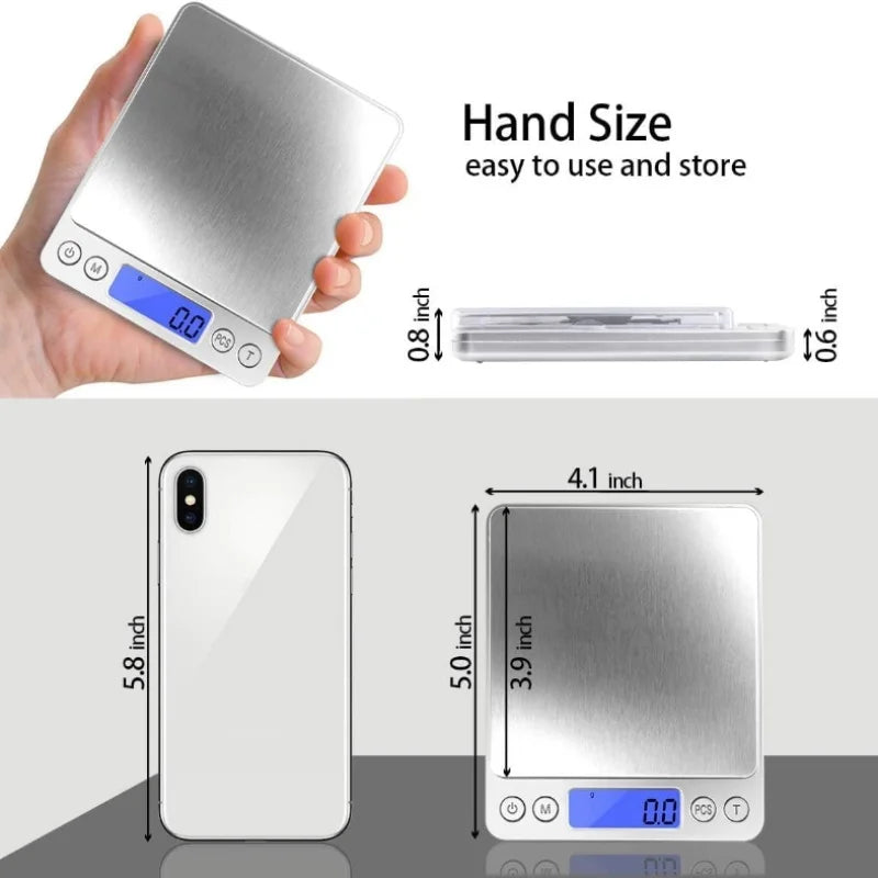 Digital Kitchen Scale With Tare Weight And Grams Ounces