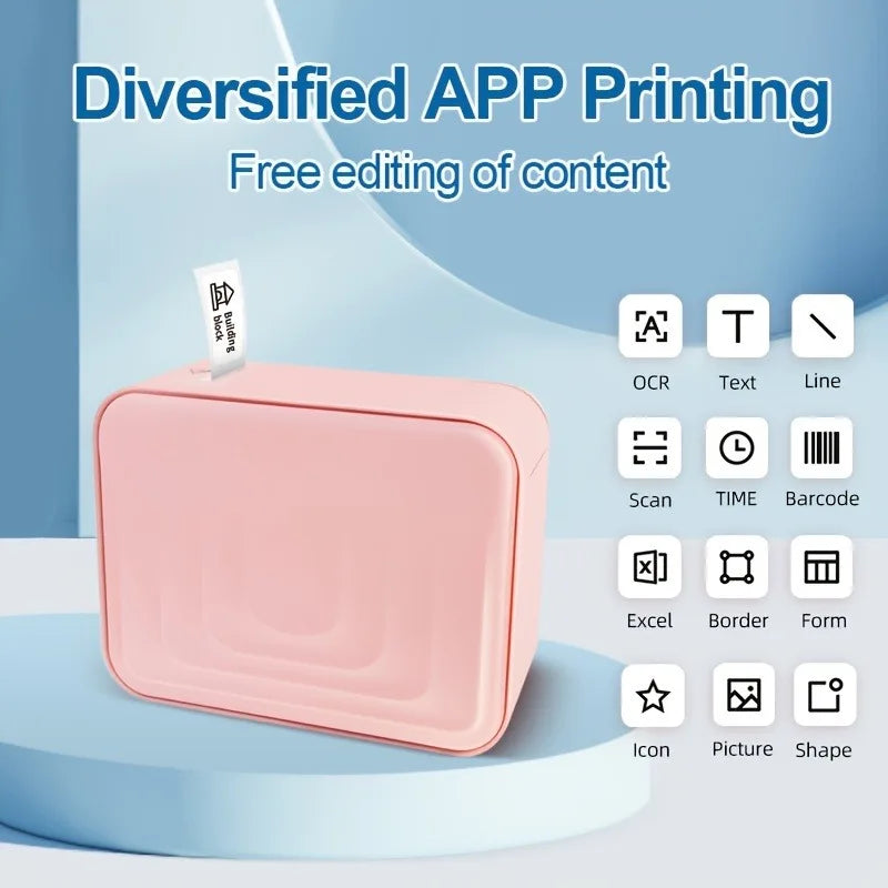 Marklife M1 Portable Bluetooth Label Printer With Self-Adhesive Paper