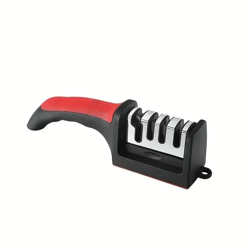 Three Segment Knife Sharpener For Kitchen Knives Stainless Steel