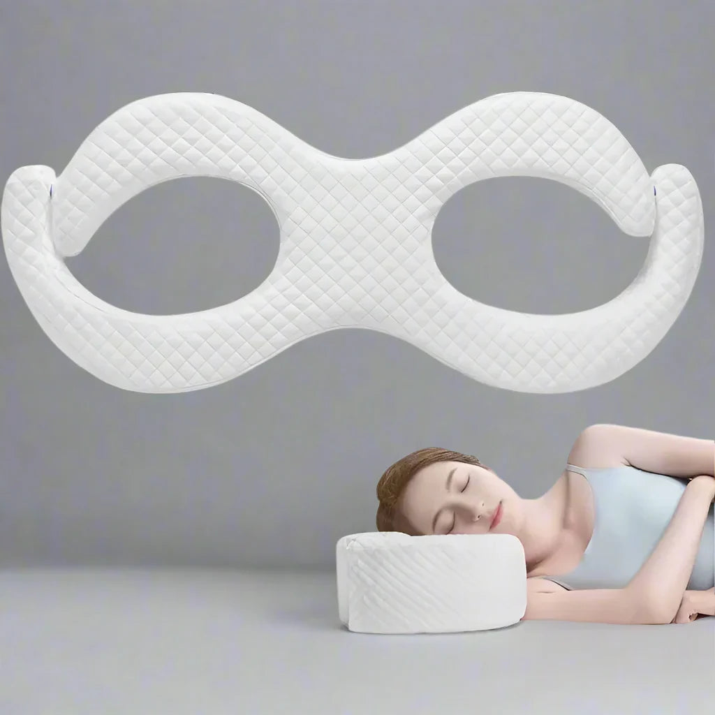 Anti-Wrinkle Side Sleeper Pillow – Soft Face-Free Beauty Pillow