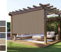 Cordless Outdoor Roller Shade UV Blocking Privacy Screen For Patio
