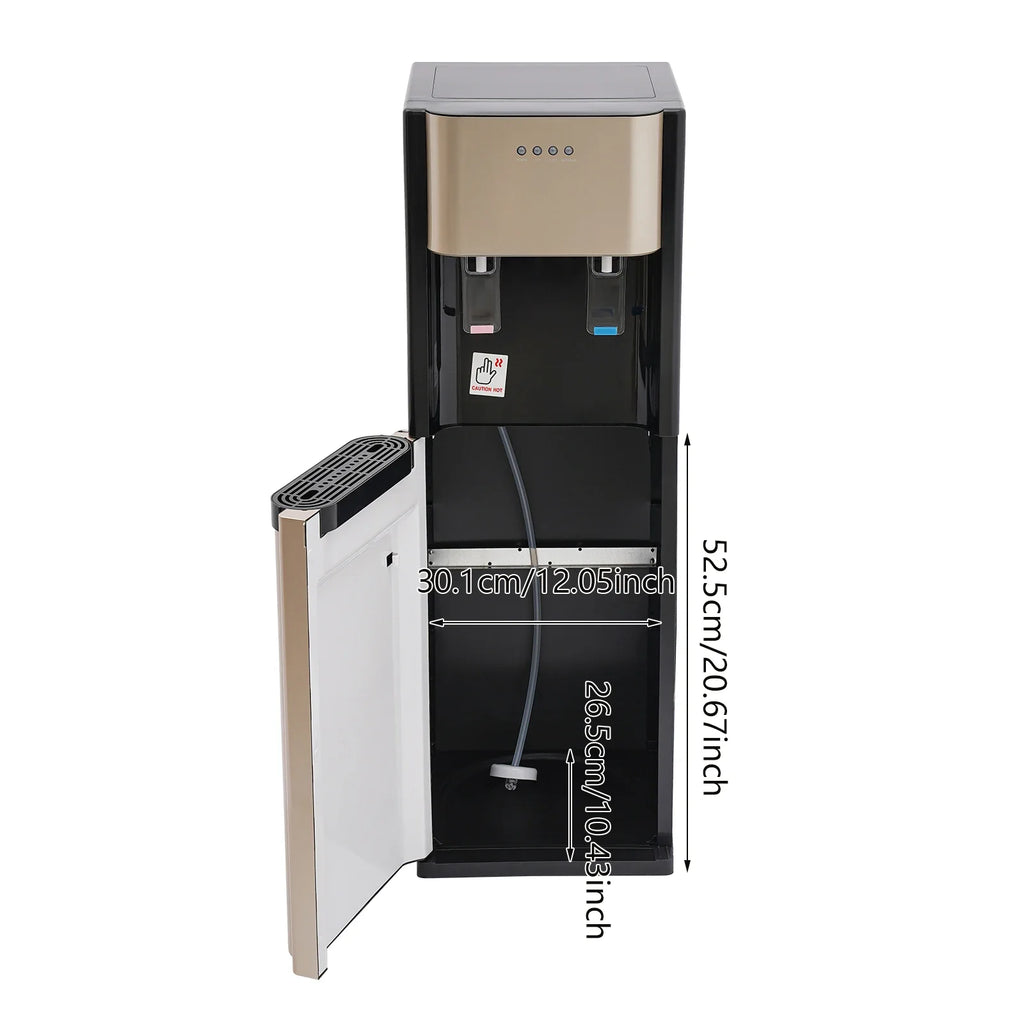 Bottom Loading Water Dispenser 304 Stainless Steel Liner Hot Cold