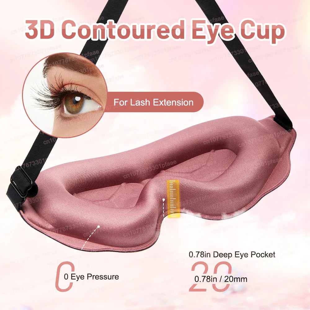 😴 3D Memory Foam Sleep Mask