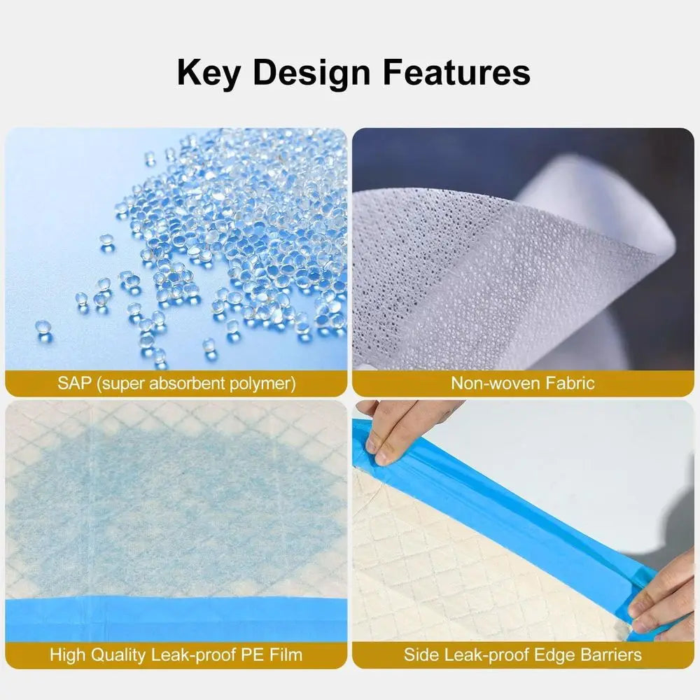 Ultra Absorbent Dog Pee Pads Leak Proof Odor Control