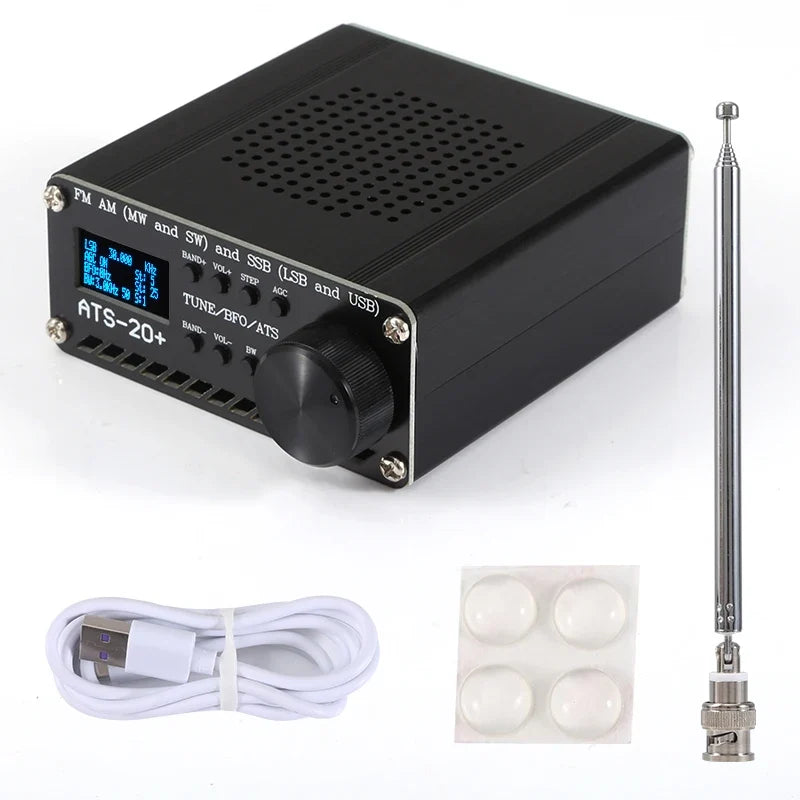 NNEOBA Radio Receiver OLED Display Black