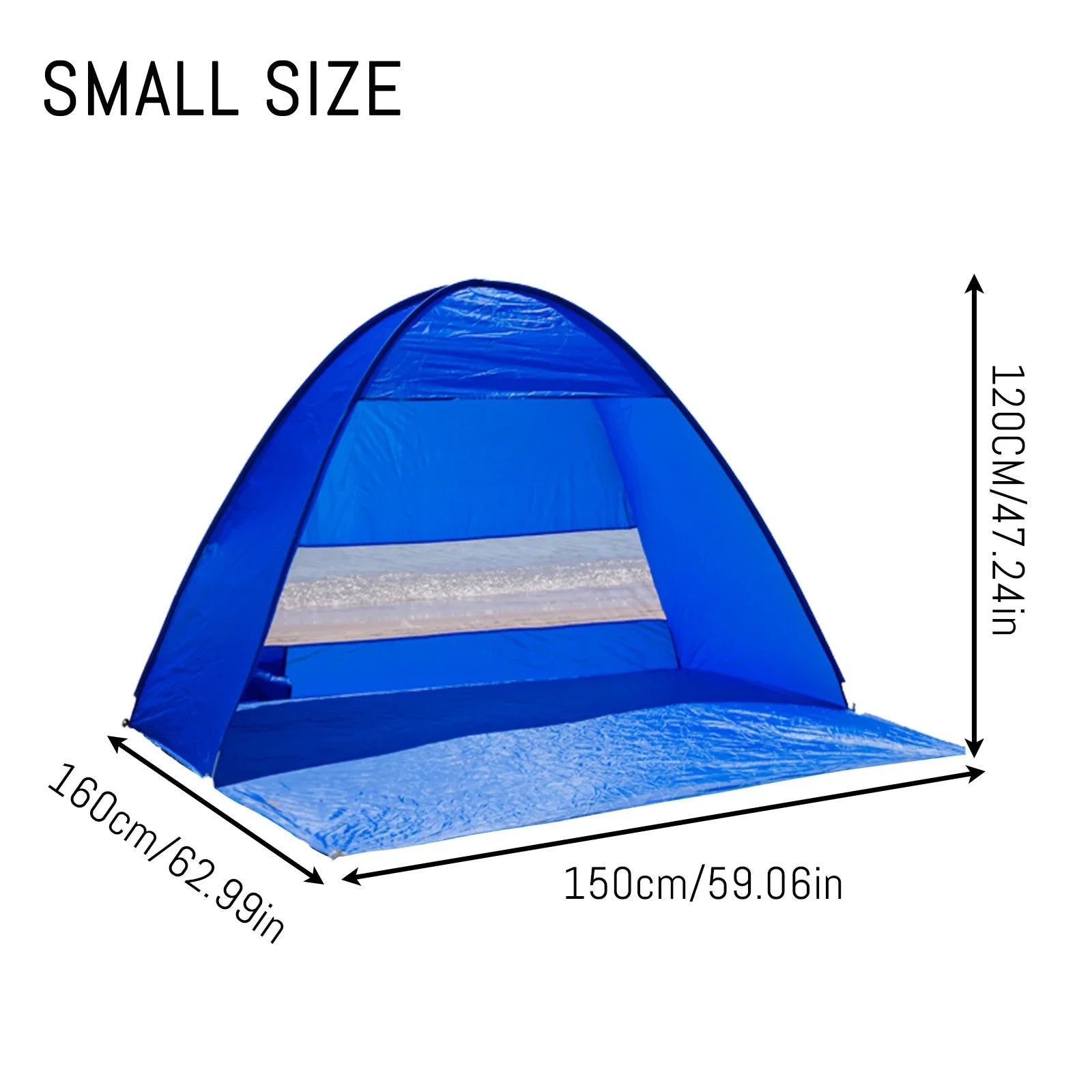Pakicetus Pop Up Beach Tent With Handbag For Outdoor Camping