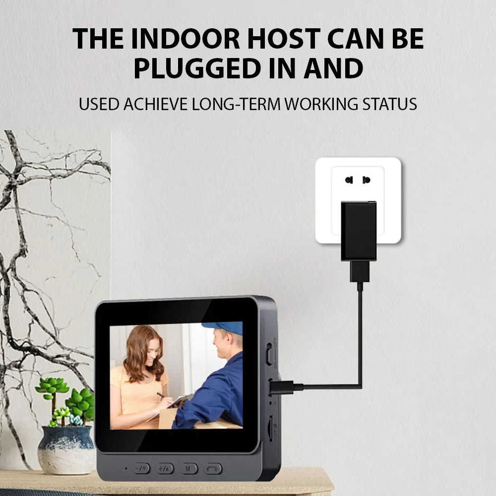 NNEOBA 2.4G Wireless Visual Intercom Doorbell
