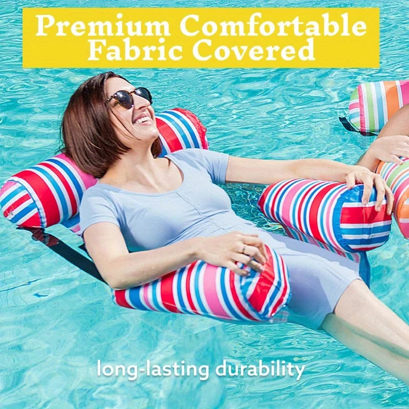 Joyfy Inflatable Pool Loungers Hammock Chairs Set of 3