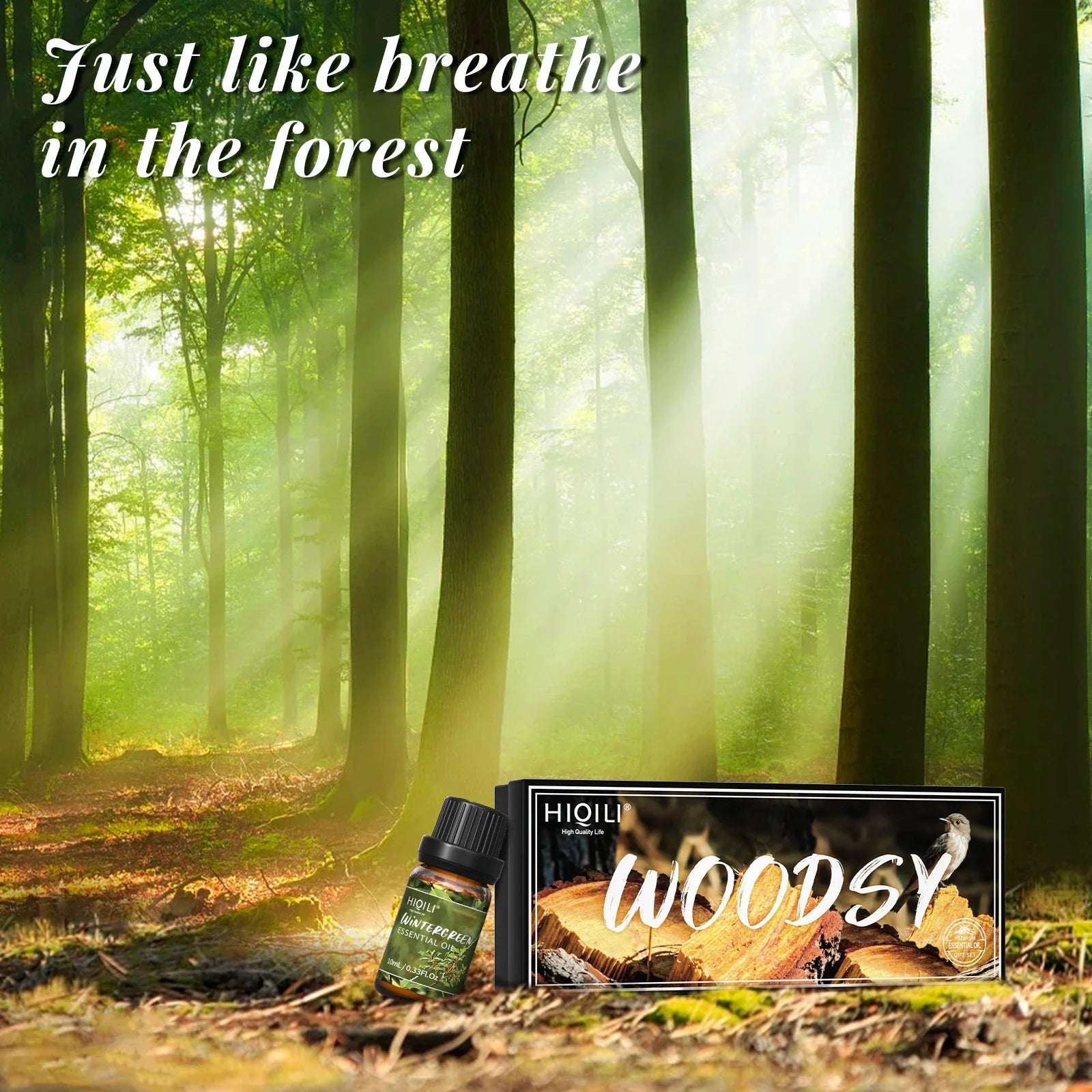 HIQILIE Woody Fragrance Oils Set For Diffusers Candles And DIY