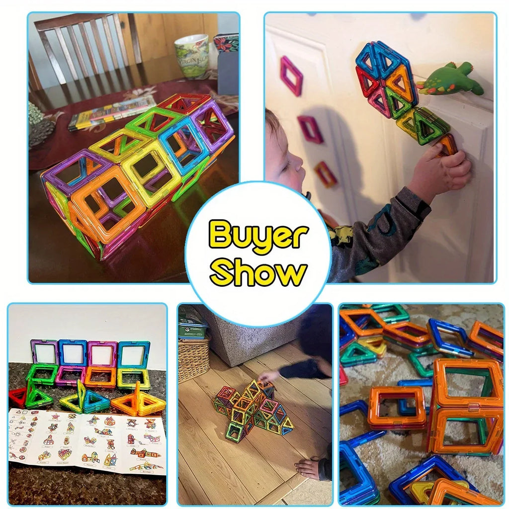Magnetic Building Blocks Toy For Kids 3D Puzzle Creativity