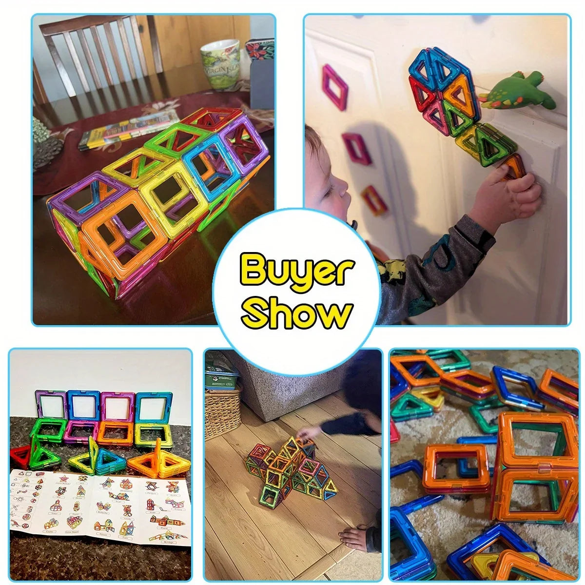 Magnetic Building Blocks Toy For Kids 3D Puzzle Creativity