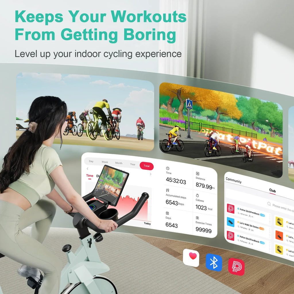 Superun Low Noise 32 Level Magnetic Exercise Bike For Home