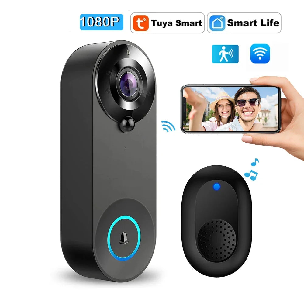 NNEOBA 1080P WiFi Wireless Video Doorbell Camera