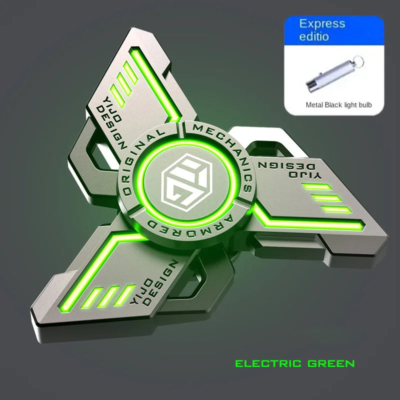 Antistress EDC Luminous Fidget Spinners Alloy Metal Hand Spinner Noctilucent Gyro Stress Relief Toys For Adult Kid Toys