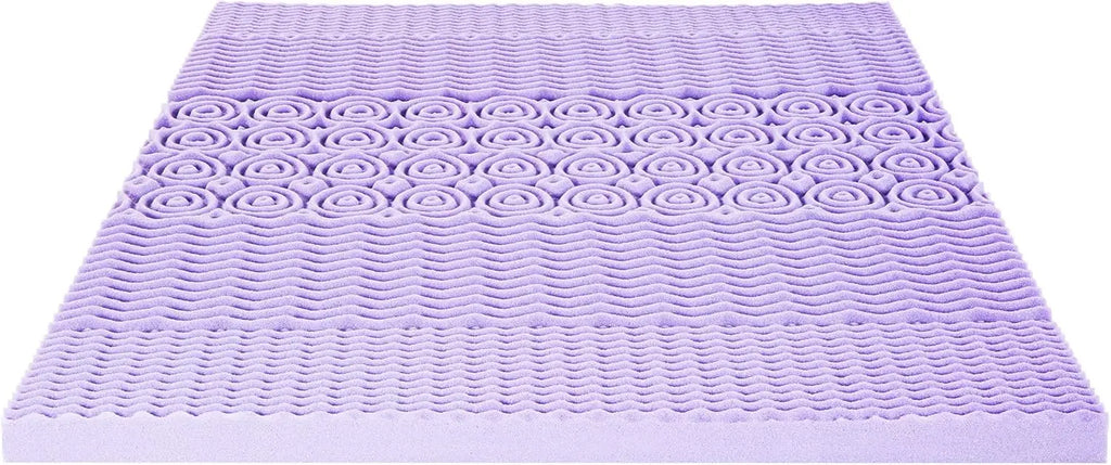 5-Zone Memory Foam Mattress Topper With Lavender Infusion