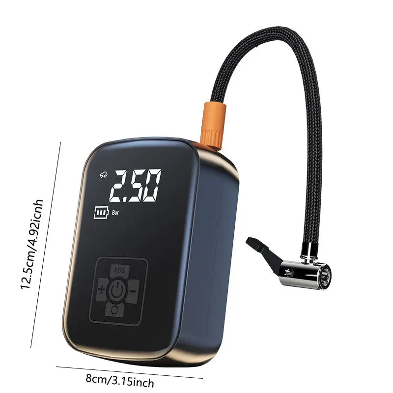 1pc Wireless Car Air Compressor Air Pump Electric Tire Inflator Pump for Motorcycle Bicycle Boat AUTO Tyre Balls Inflatable
