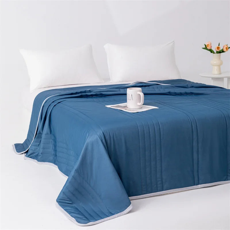KDV Cooling Summer Blanket Lightweight Polyester Washable Breathable Comforter