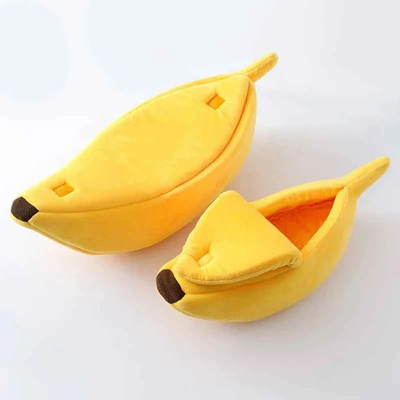 Banana Cat Bed House – Cute & Cozy Cat Hideaway