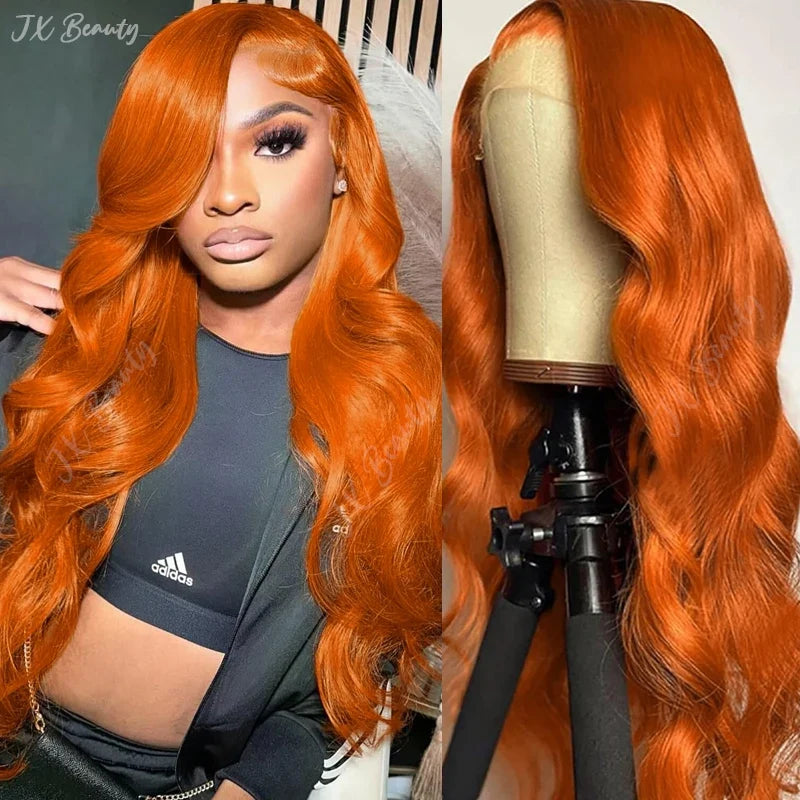 CNZZJX Remy Human Hair Lace Front Wig Transparent Lace Pre Plucked Hairline
