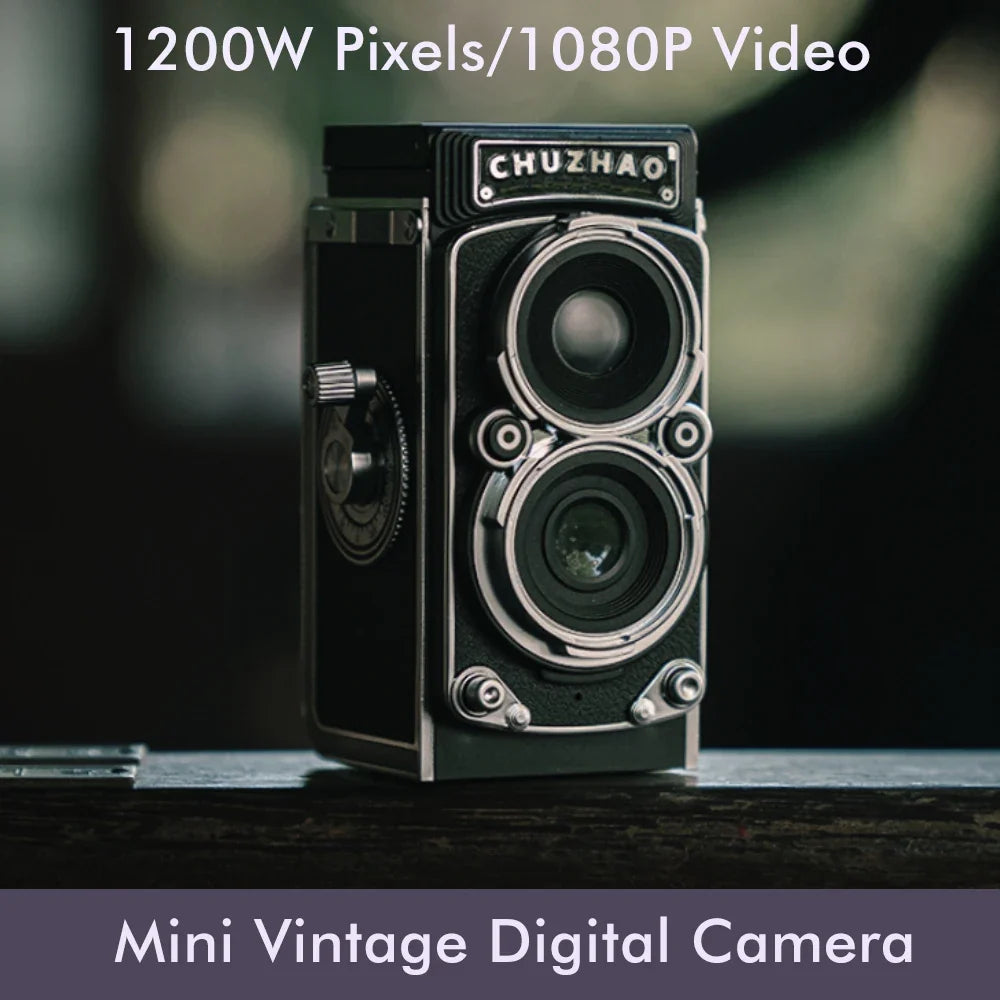 NNEOBA Mini Retro Digital Camera Black