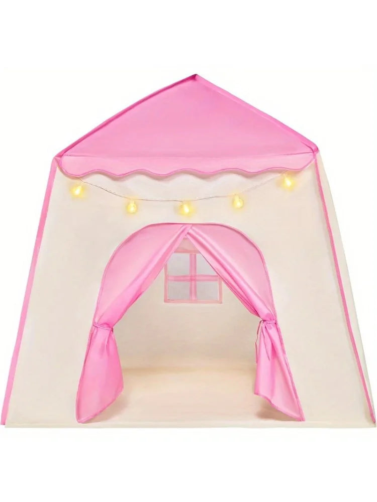 Joyfy Princess Tent With LED Star Lights For Kids Play