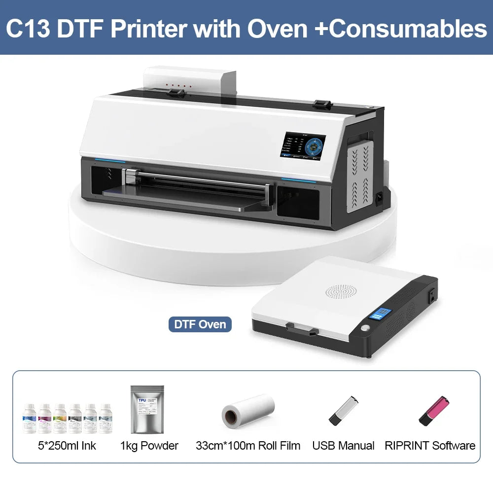 TOPPARTS DTF Printer Direct To Film Printing Machine For Clothes