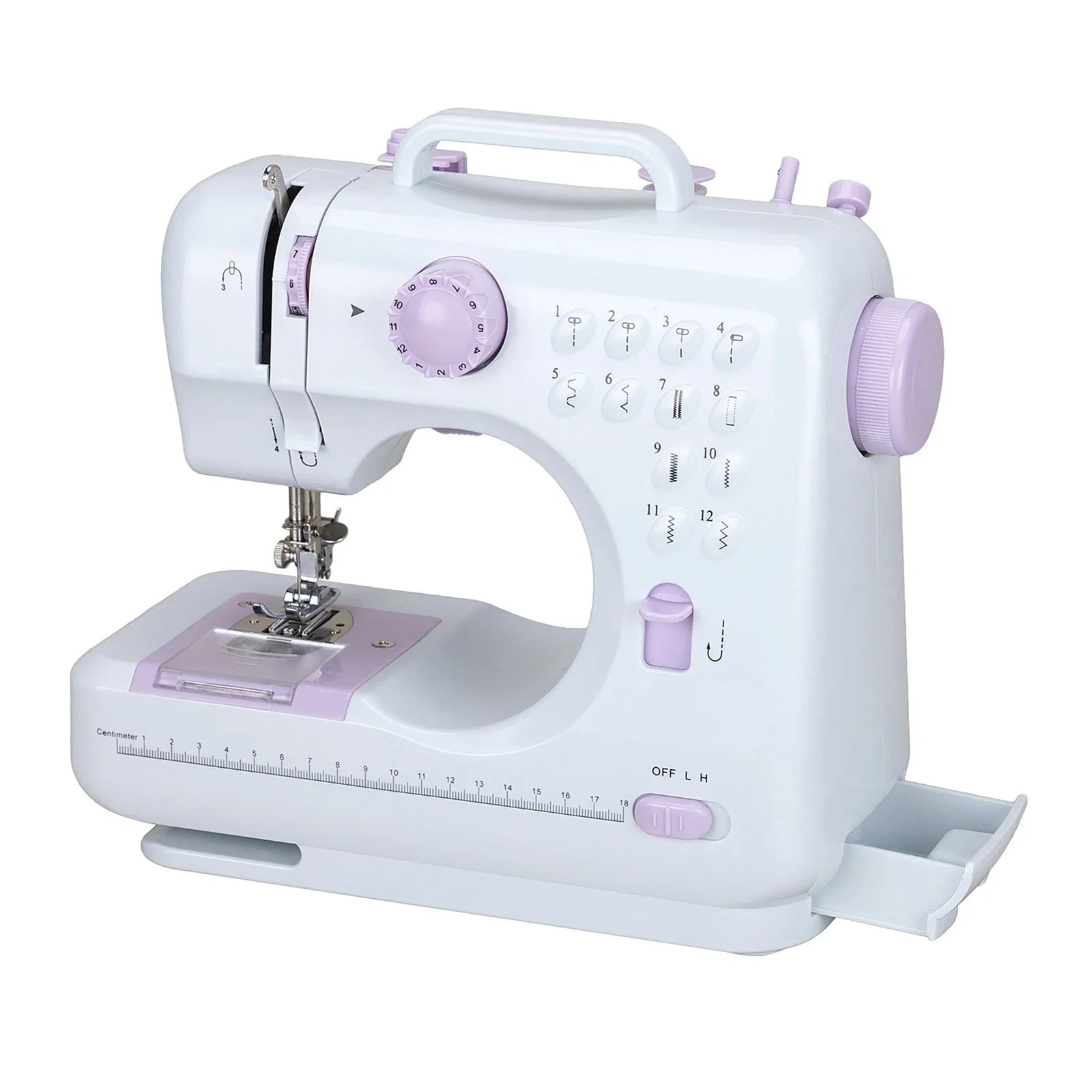 12 Stitch Mini Electric Sewing Machine for Home Use