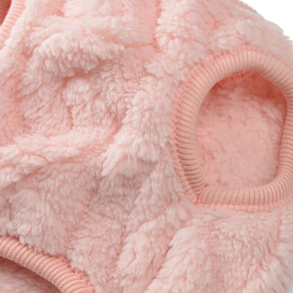 Soft Cozy Cat Sweater – Winter Fleece Vest for Sphynx & Small Dogs