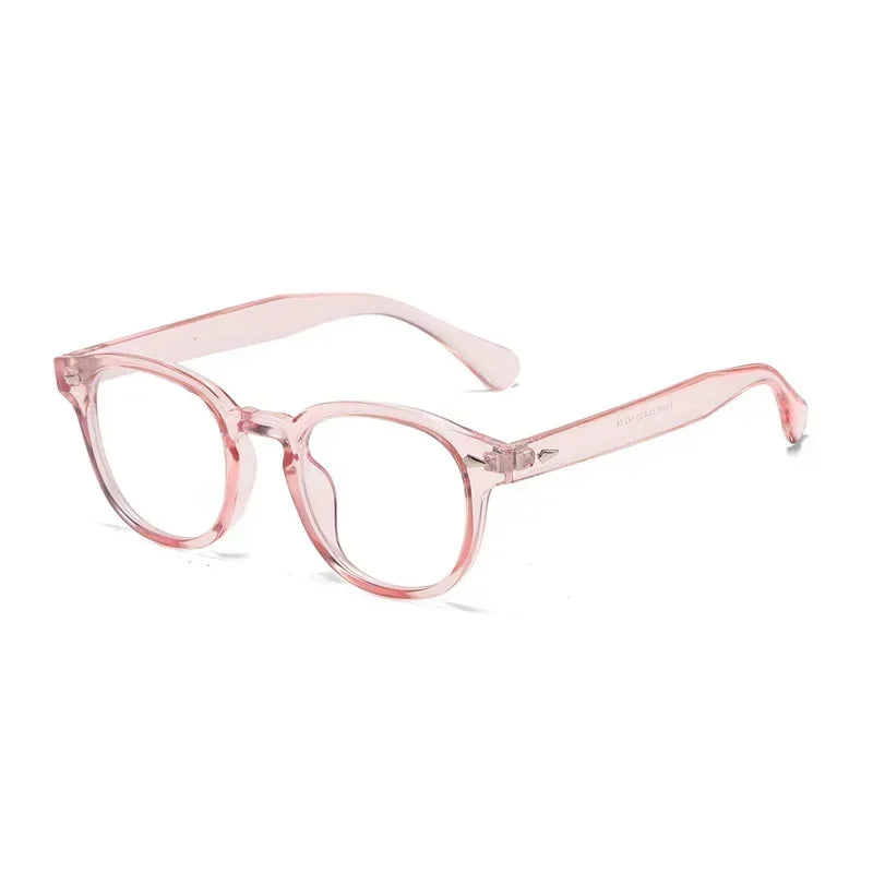 Retro Round Sunglasses Rivet Design UV400 Leopard Print