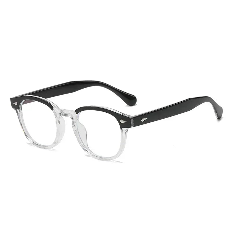 Retro Round Sunglasses Rivet Design UV400 Leopard Print