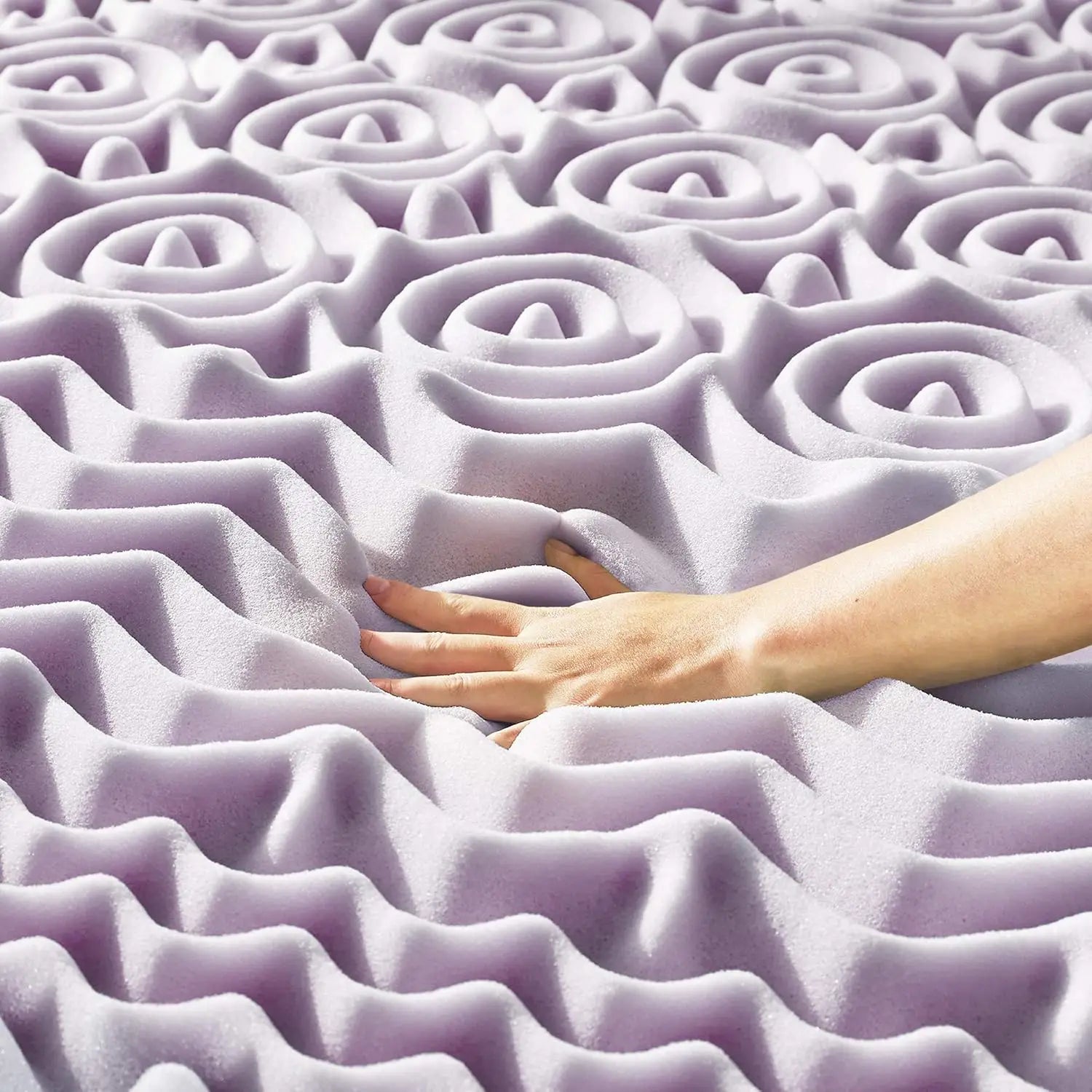 5-Zone Memory Foam Mattress Topper With Lavender Infusion